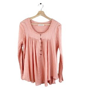 We The Free Free People Sand Dune Henley Size M